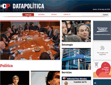 Tablet Screenshot of datapolitica.com